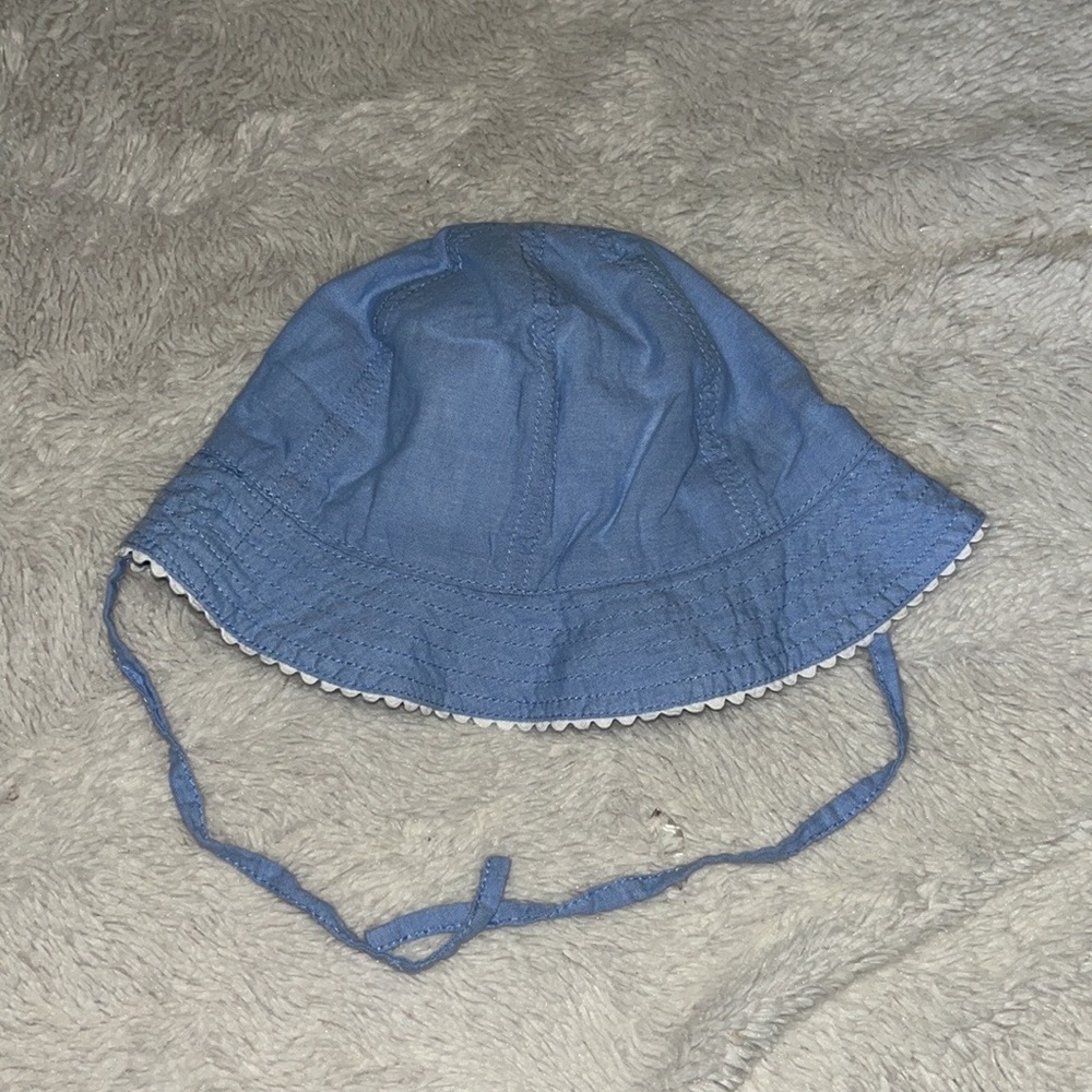 H&M 2-4 months blue sun hat